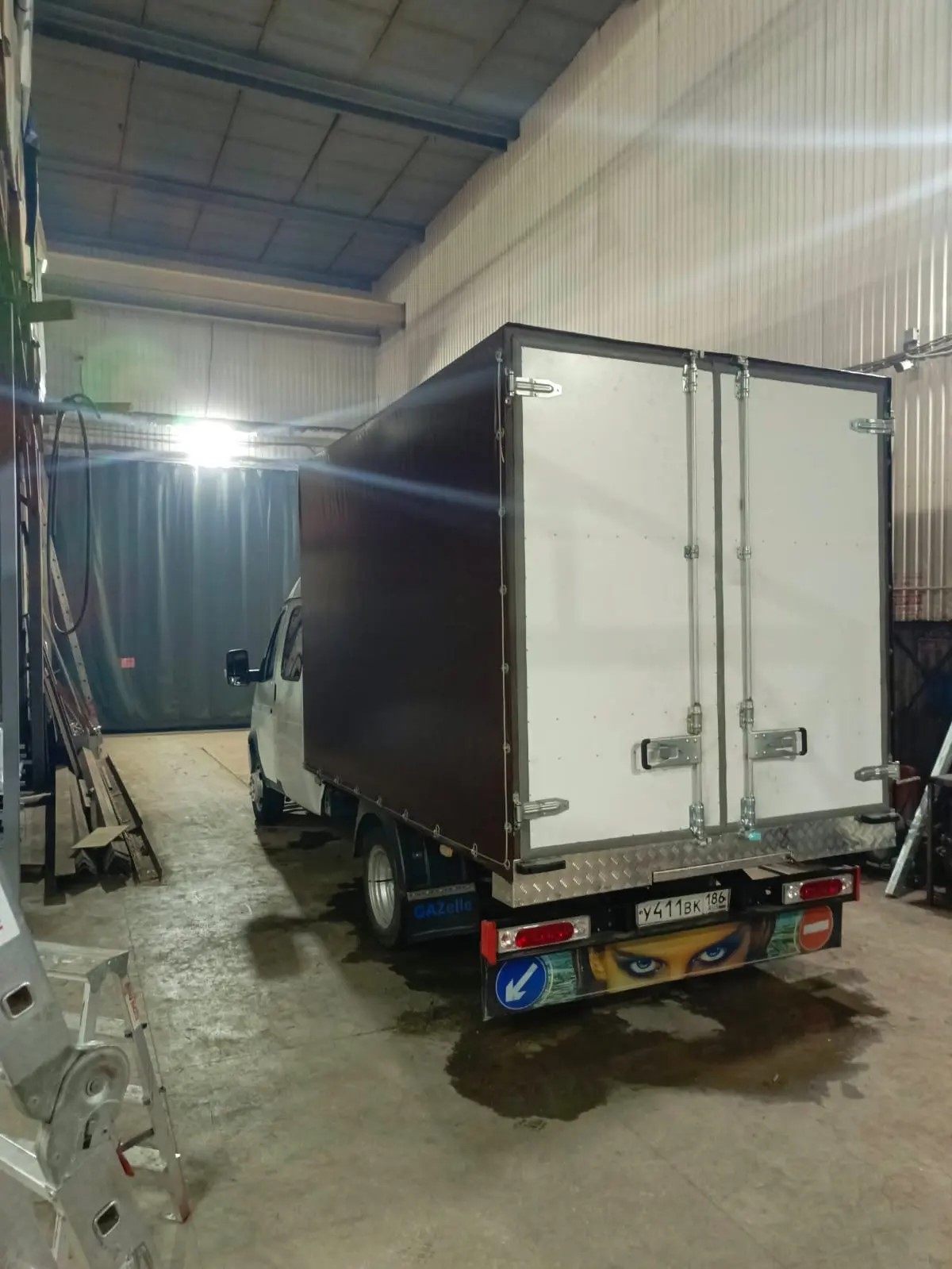 Тент с каркасом на Газель